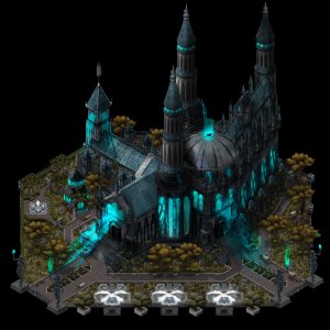 Eerie Cathedral Composite Stamp