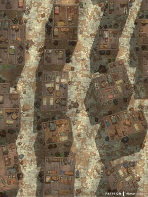 Slums and street fights [30x40]