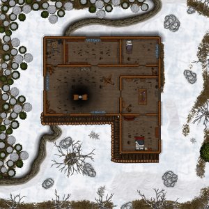 Icewind Dale: Rime of the Frostmaiden : Black cabin