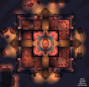 Mysterious fort in the desert, an asset showcase / collaboration with Eldritch Arcanum!