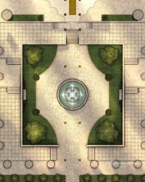 Free Palace Courtyard Day, Night, Basic 20x25 200DPI