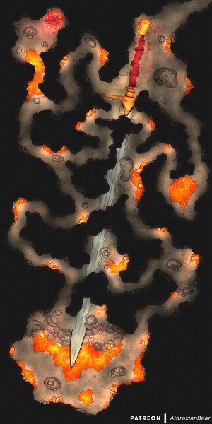 Dungeon of the giant sword [40x80]