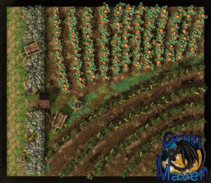 "East Field"(31x27) Welcome to the East Field! Pretty sure everything is fine and none of the scarecrows are moving. Pretty sure.