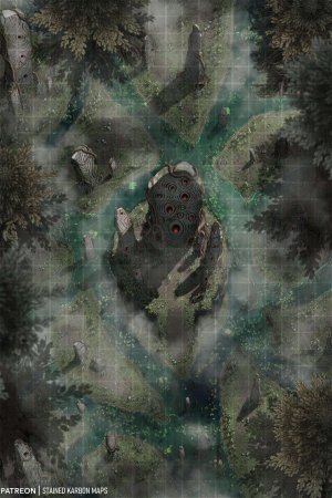 Creepy Monoliths [20x30] [River] [Marsh]