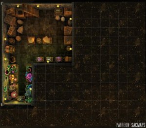 THE GENERAL STORE (16x14 multilevel – store, cellar, upstairs living space) - free day & night multilevel plus hundreds more free maps!