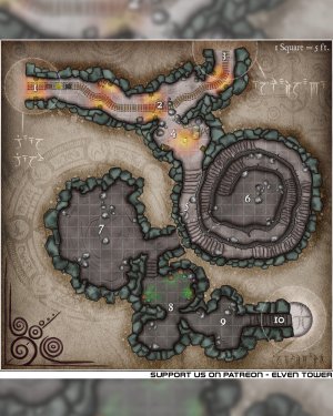 Map 219/909 --- Mine Incident. Dungeon within a mine.