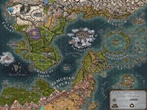 My Setting at three different scales (planet-wide/region-wide/single nation)
