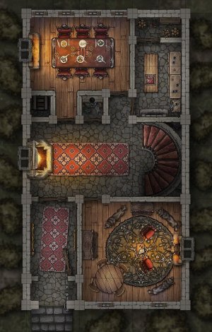 Death House Maps - Based on "Revised and Streamlined" by RedcapPress
