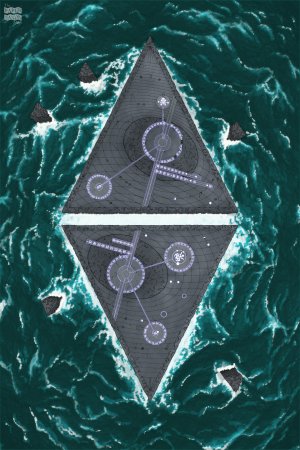Ocean Monolith [24x36]