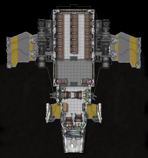 Nephoros pattern Stormbird - Upper Deck - a Warhammer 40k map