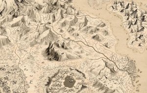 My map for my home game. The Island and city of Saturnalia!