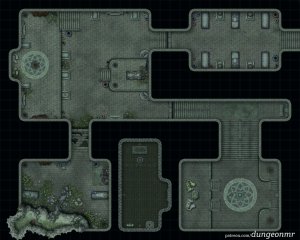 Ancient Fox‑Spirit Tomb — 30x24 Dungeon Battlemap