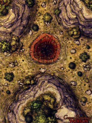 The Devouring Valley 30x40 battle map