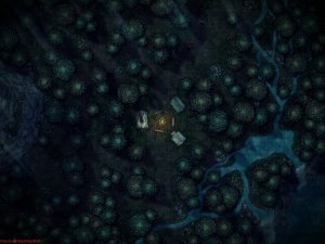 Crystal Ball Camp + Forest Camp [40x30] [Battle Map] [No AI] [OC] [Art]