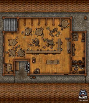 [PF2E] Long Roads Coffeehouse - Age of Ashes [25x29]