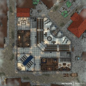 Halls of Justice - Waterdeep [40x40]