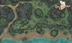 [50x30] Forest by Coast Day