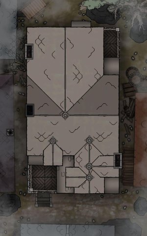 Death House [Curse of Strahd] — Free Battlemap [10x16]