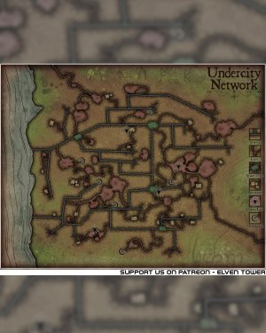 Town Map (Underground) --- Undercity Network
