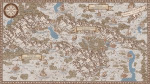 My first attempt at a map for my Daggerheart Campaign