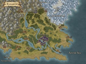 My first go at Inkarnate! Made this region of my homebrew DnD campaign's world