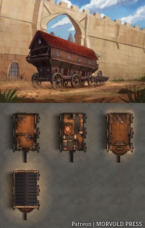 Heavy Transport Wagon [28 x 24]