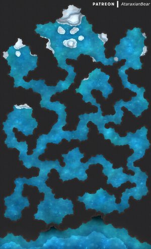 A melting ice dungeon [50x82]
