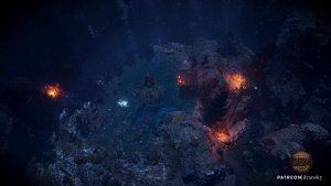 Serene Lake - Animated Fantasy Battlemap (day/night/golden hour)