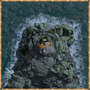 Cape of Sorrow - Hero's resting place [30x30] [link to 300DPI night/day map in description]