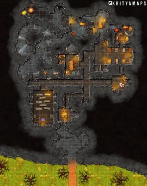 Lair of the Howling Horde [41x52]