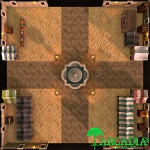 Desert market square [22x22]
