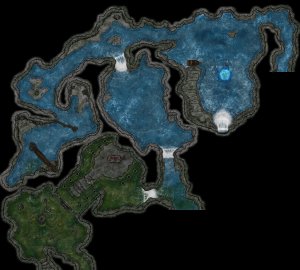 Plunging Torrents [PotA] Free dungeon maps (223x226 tiles)