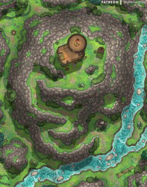 The house of the witch of the hill [47x60]
