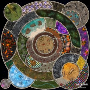 Labyrinth [battlemap] from Angela Maps - 2 versions! [art]