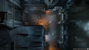 Victorian Backyard | [Animated Battlemap] [32x18] [120px per Square] [Gridless] [3D Rendered] [OC] | Beneos Battlemaps