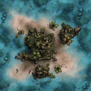 Remote Island [25x25] - 7 unique variations