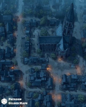 Gothic City Battlemaps