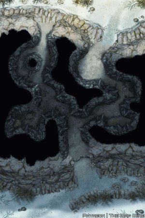 Spiky Mountain Pass [40x60]