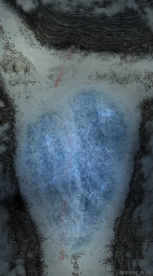 White Dragon Cave & Ice Lake [50 x 90]