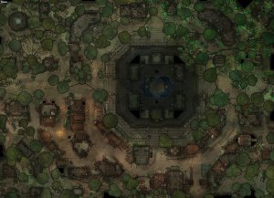 Ancient City Temple - [90x65]