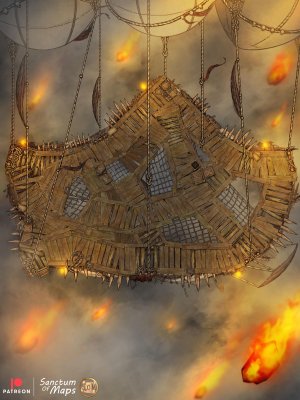 Goblin Sky Barge - Fire Storm
