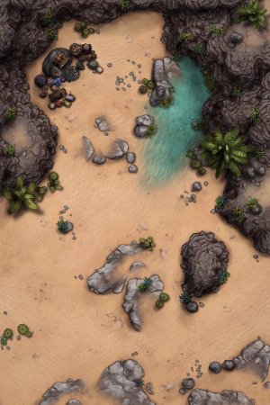 Desert Shrine [20x30] - 5 unique variations