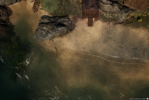 Beach House | [Animated Battlemap] [52x35] [100px per Square] [Gridless] [3D Rendered] [OC] | Beneos Battlemaps