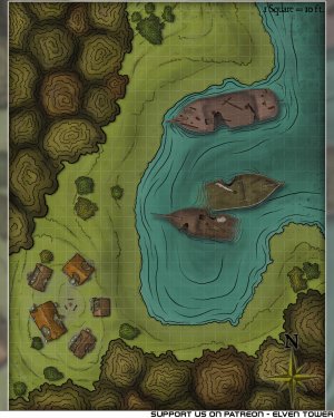 Map 169/909 --- Encounter Location - Dead Pirates