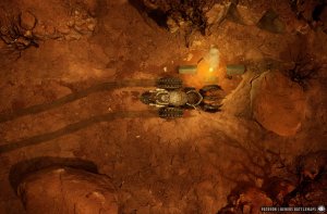 Avernus Soul Machine at Camp | [Animated Battlemap] [35x23] [120px per Square] [Gridless] [3D Rendered] [OC] | Beneos Battlemaps