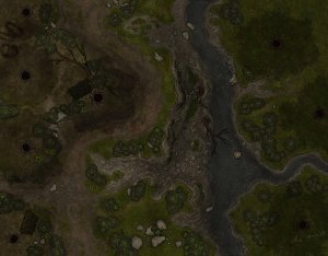 Ambush at the creek - Before and after
