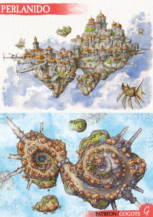 Flying city