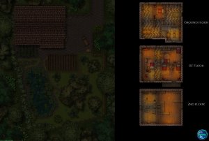 A small house for adventurers to rest between their adventures.