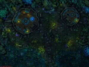Fairy House Day/Night [40x30] [Battle Map] [No AI] [OC] [Art]