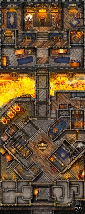 Dwarven Keep [28x70] [OC]